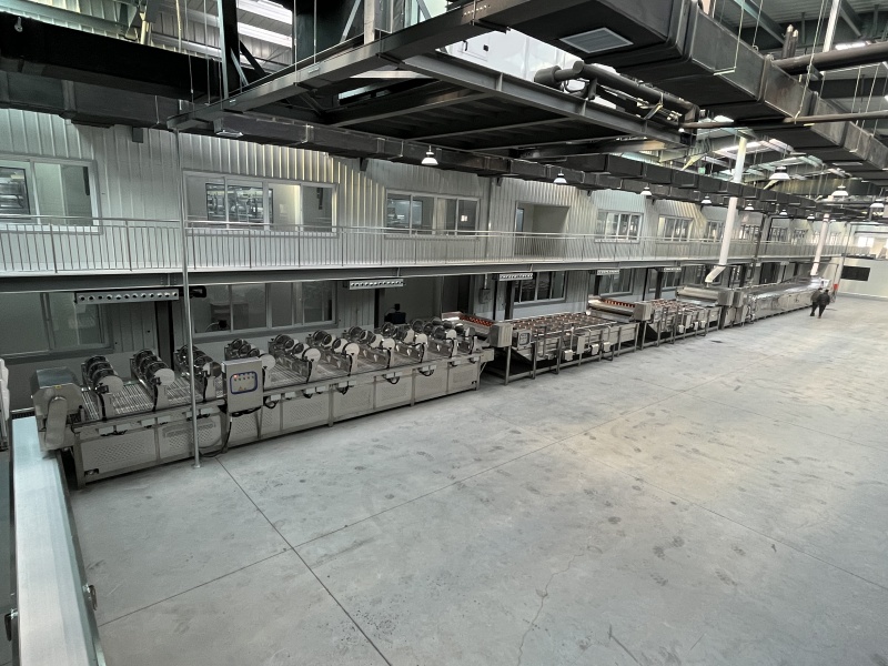 東北新民酸菜傳送分揀臺(tái)巴氏殺 菌流水線